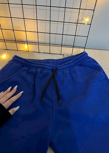 Kadın Mavi Rahat Kesim Eşofman Altı - Görsel 2