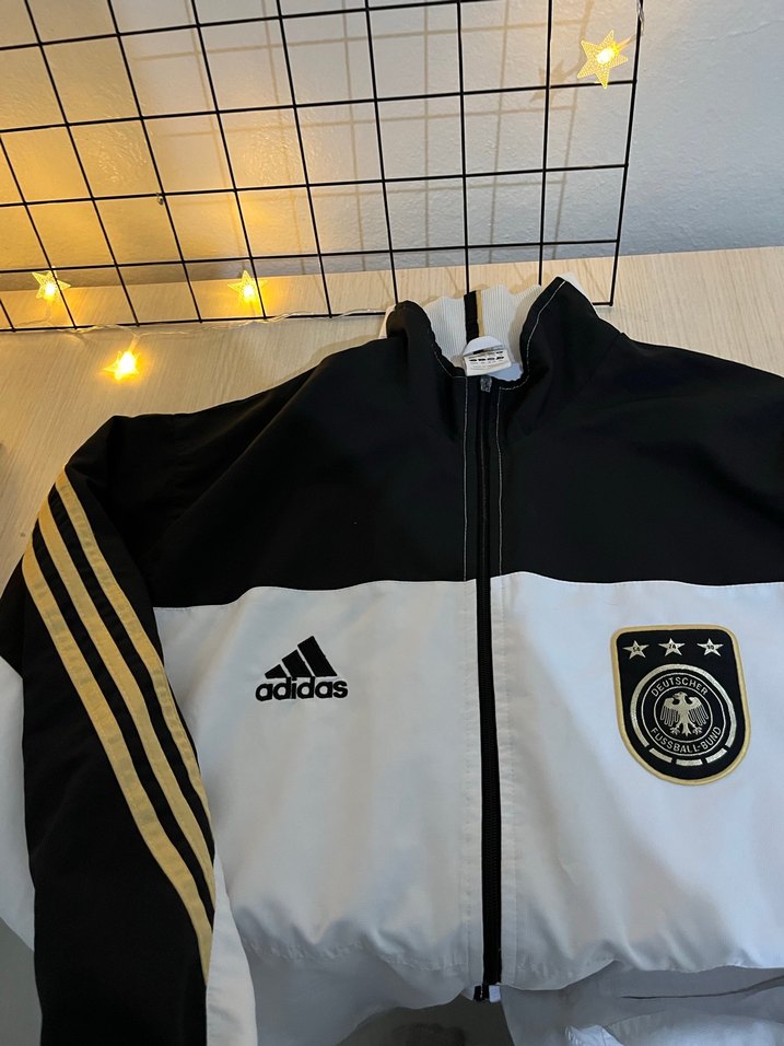 Orıjınal Adidas Baskılı Beyaz Ceket - Görsel 2