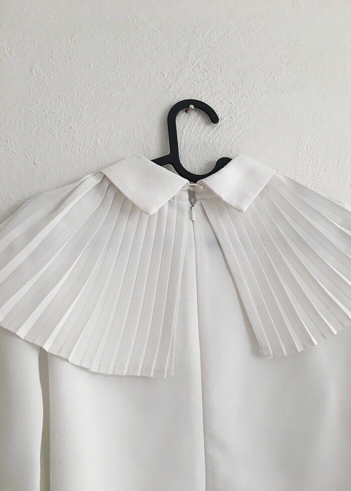 kadın beyaz bluz - Görsel 3