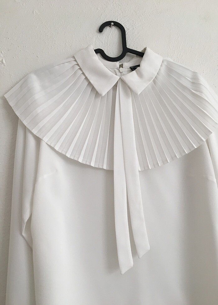 kadın beyaz bluz - Görsel 4