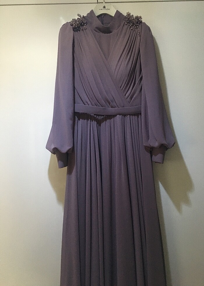 Lila abiye 38 beden - Görsel 2