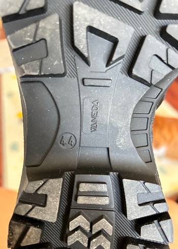 44 Beden Siyah Erkek Spor Botları Velcro