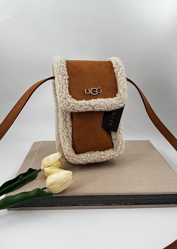 UGG Kahverengi Süet Kemerli Kadın Çanta