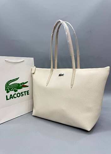 Krem Lacoste Kol Çanta
