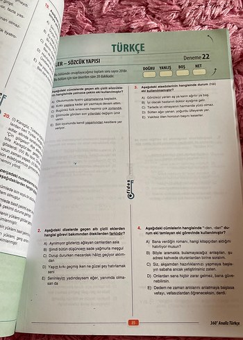 Türkçe 360 Analiz Konu Denemeleri - Görsel 4