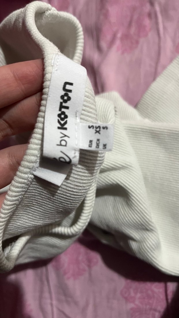 Bershka Beyaz crop - Görsel 3