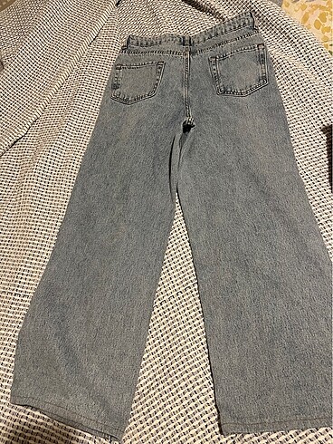 Bershka Wide leg kot jean pantolon