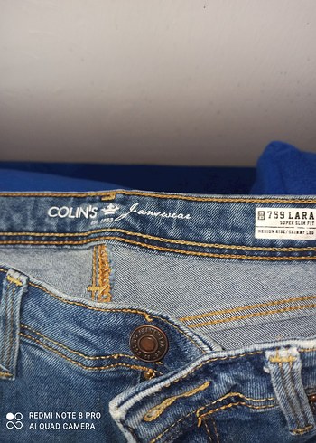 dar paça mavi renk - Görsel 2