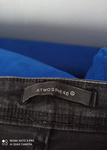 Siyah Kemerli Regular Fit Kadın Kot Pantolon - Görsel 4