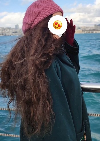 Düğmeli Nakışlı Yeşil Uzun Tasarım Kaban - Görsel 7