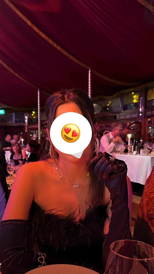 Siyah Drapeli Kadın Gotik Eldiven - Görsel 2