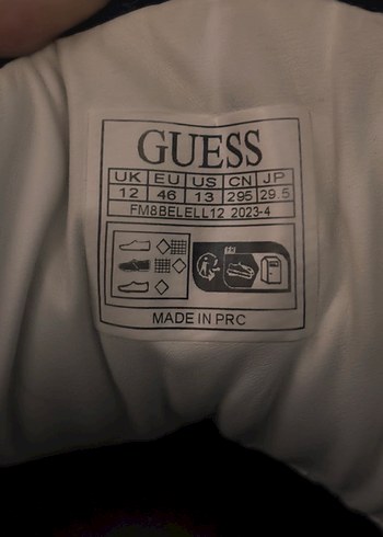 Guess erkek orjinal ayakkabı spor 45 numara - Görsel 10