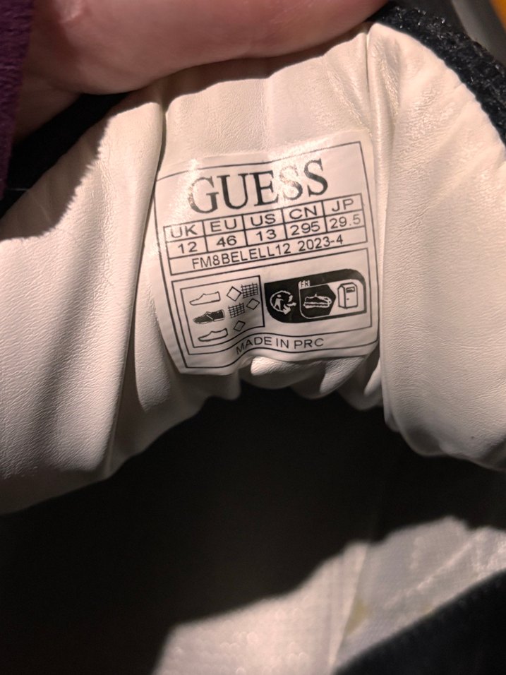 Topuklu Bağcıklı erkek Guess orjinal ayakkabı spor - Görsel 3