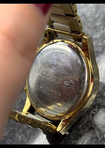 Lacoste Kadın Beyaz Altın Spor Şık Saat - Görsel 8