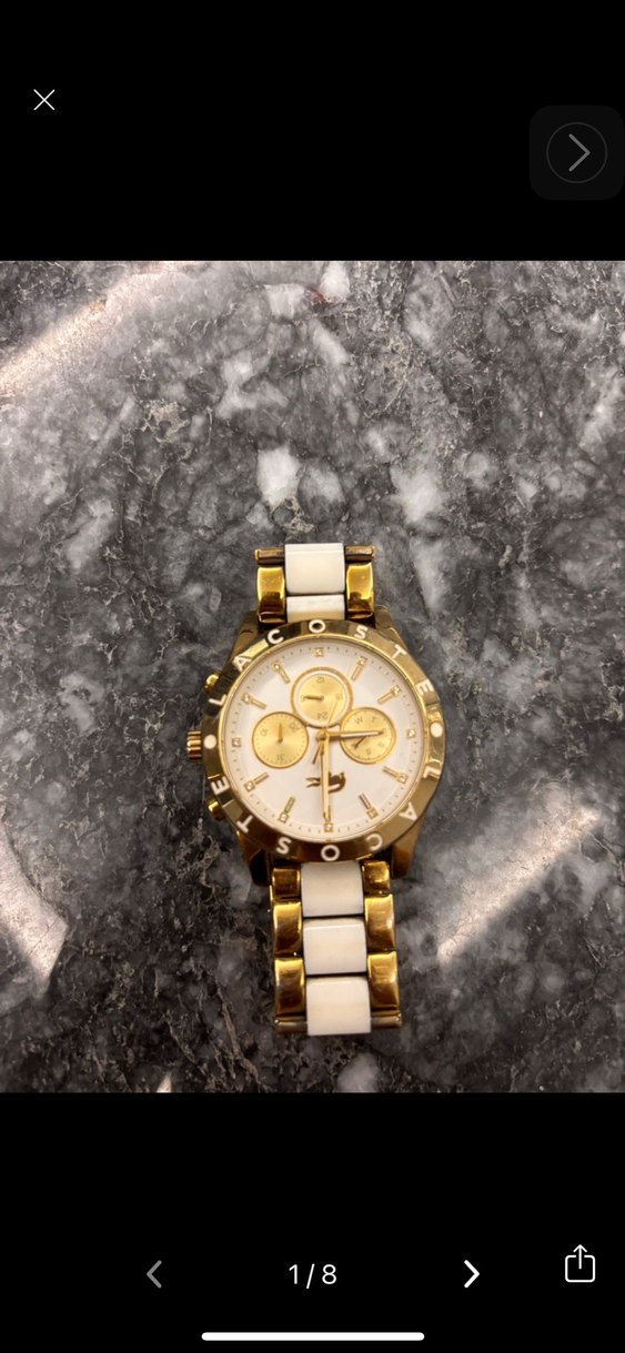 Lacoste Kadın Beyaz Altın Spor Şık Saat - Görsel 2