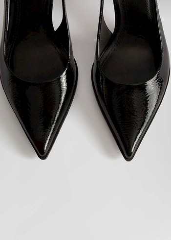 BERSHKA KISA SİVRİ TOPUKLU ARKASI AÇIK AYAKKABI - Görsel 2