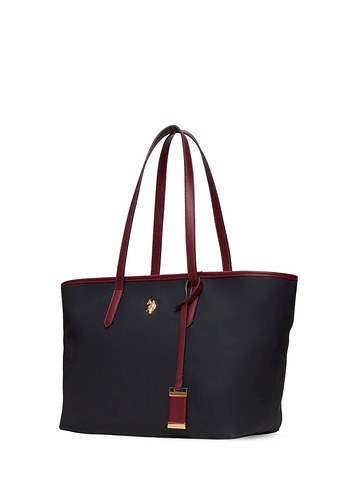 U.S POLO ASSN. LACİVERT-BORDO OMUZ ÇANTASI - Görsel 3