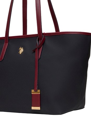 U.S POLO ASSN. LACİVERT-BORDO OMUZ ÇANTASI - Görsel 2