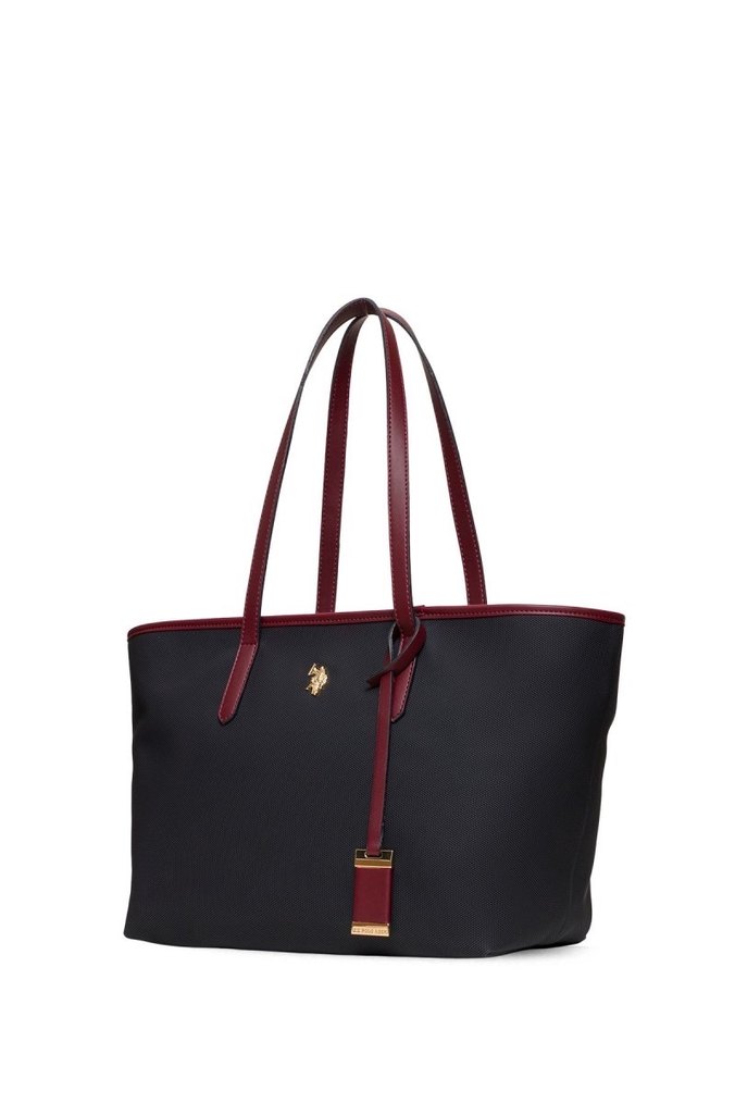 U.S POLO ASSN. LACİVERT-BORDO OMUZ ÇANTASI - Görsel 3