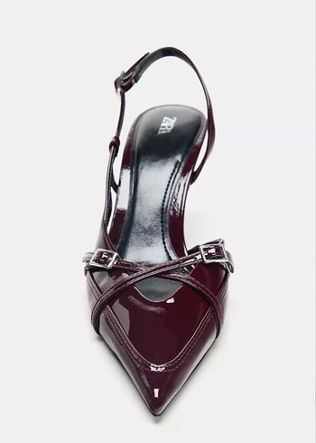 ZARA TOKALI ŞERİTLİ TOPUKLU AYAKKABI - Görsel 3