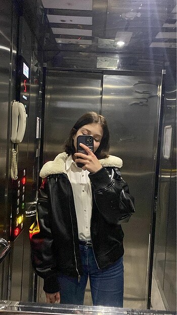 Stradivarius İçi Kürklü Bomber Ceket