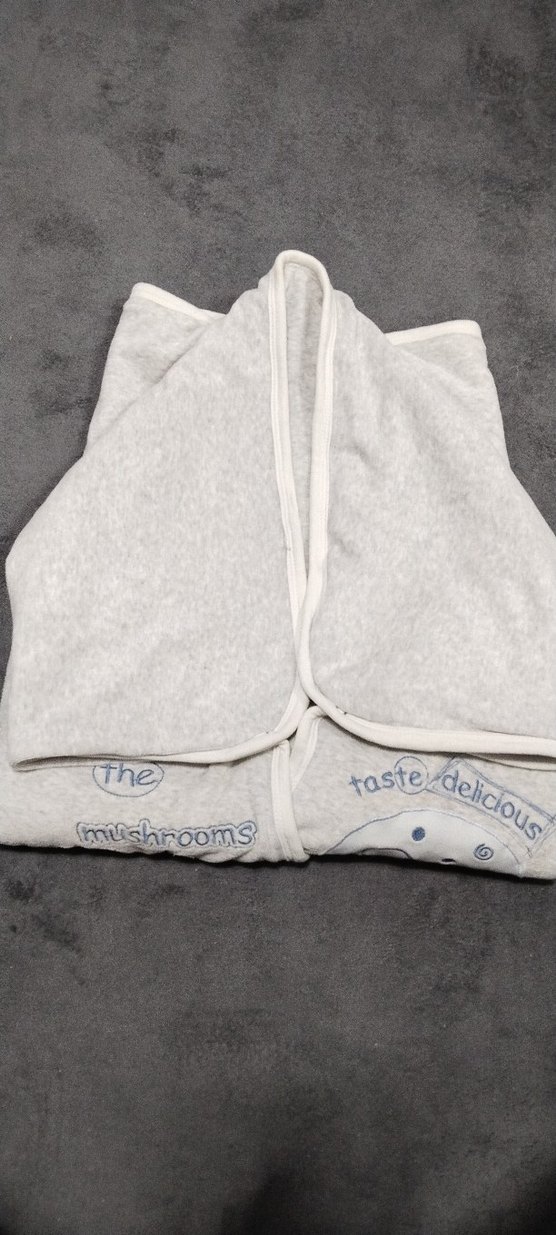 Gri Nakışlı Çocuk Battaniyesi - Görsel 4