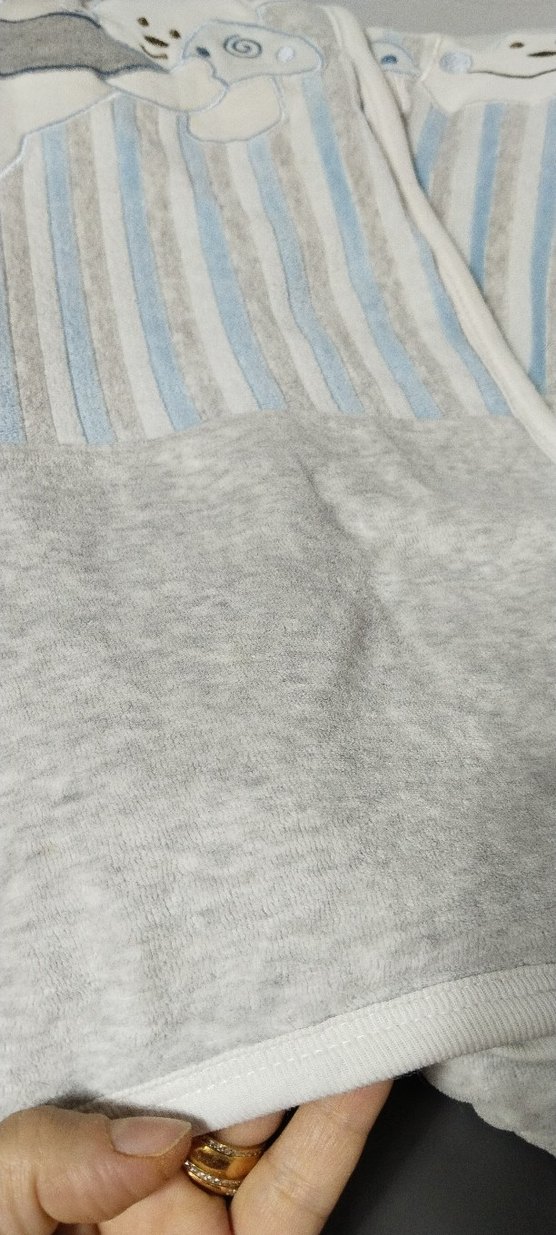 Gri Nakışlı Çocuk Battaniyesi - Görsel 5