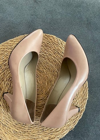 Bej Kadın Dolgu Topuklu Stiletto - Görsel 8