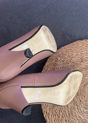 Bej Kadın Dolgu Topuklu Stiletto - Görsel 6