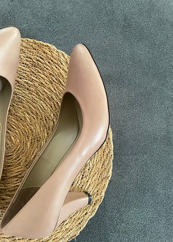 Bej Kadın Dolgu Topuklu Stiletto - Görsel 9