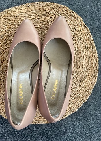 Bej Kadın Dolgu Topuklu Stiletto - Görsel 7