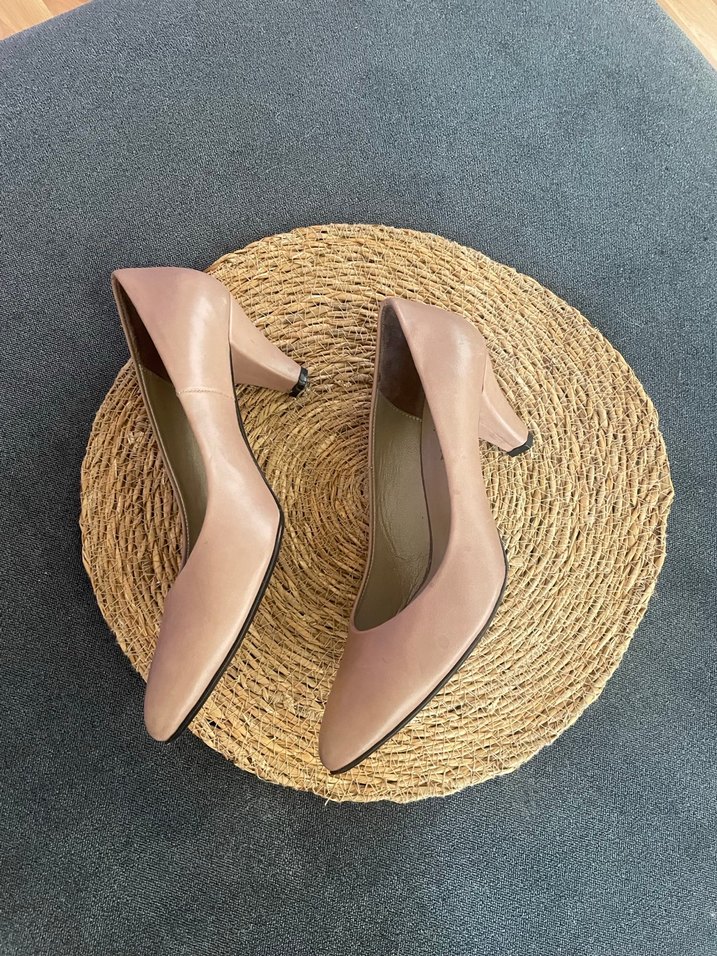 Bej Kadın Dolgu Topuklu Stiletto - Görsel 3