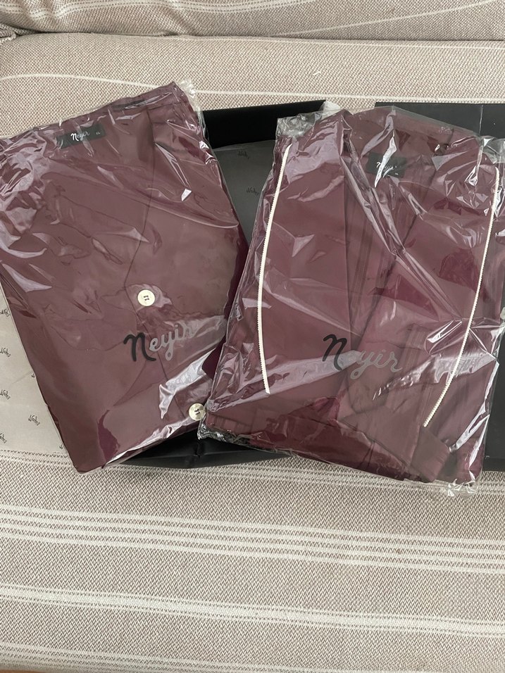 Bordo Desenli erkek pijama - Görsel 2