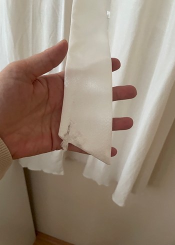 Nakışlı Bohem Uzun Beyaz Kadın Sabahlık - Görsel 2