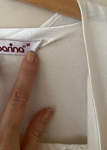 Nakışlı Bohem Uzun Beyaz Kadın Sabahlık - Görsel 7