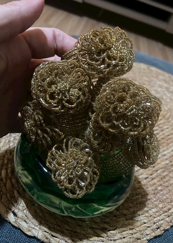 Bohem Tarzı Nakışlı Boncuklu peçete halkası - Görsel 3