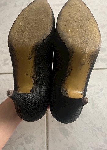 Vintage topuklu ayakkabı - Görsel 4