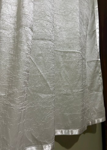 Parlak Beyaz Bohem Tarzı Perde - Görsel 3