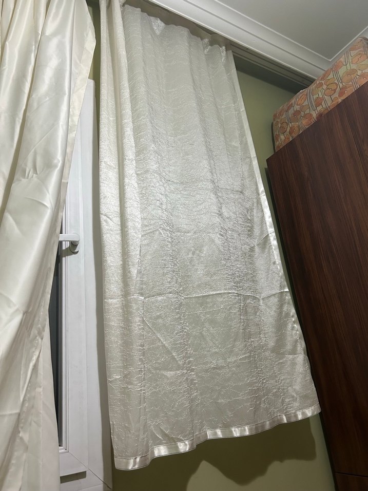 Parlak Beyaz Bohem Tarzı Perde - Görsel 2