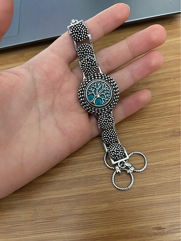 Accessorize yaşam ağacı sembollü çelik bileklik