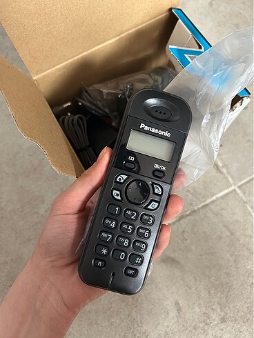 sorunsuz çalışan kutulu panasonic ev telefonu