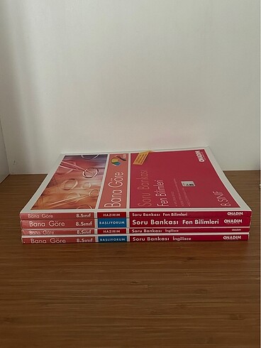 fen bilimleri ve ingilizce soru bankası 8. sınıf