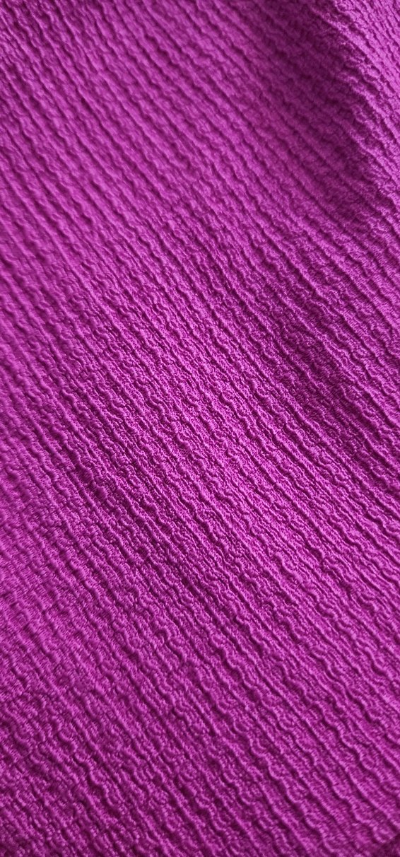 Etek Gorunumlu Sortlu Mor Elbise - Görsel 5