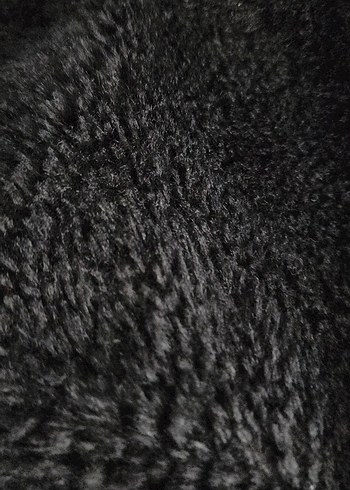 Siyah Kürklü Kadın Omuz Çantası - Görsel 3