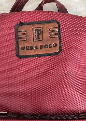  Beden kırmızı Renk Kırmızı Deri Kadın Sırt Çantası - WEBAPOLO