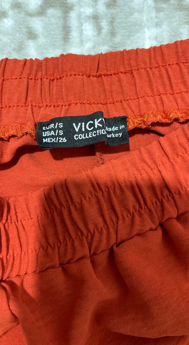 Koyu turuncu Kadın Kapüşonlu Eşofman Takımı - Görsel 3