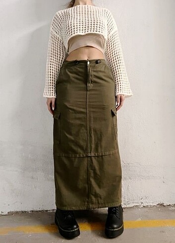 ajurlu krem triko crop