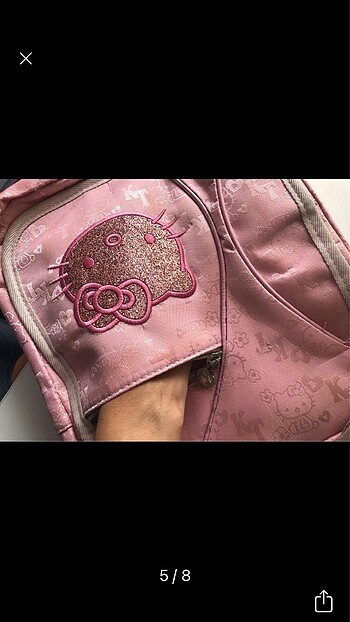 Beden pembe Renk Hello kitty Canta