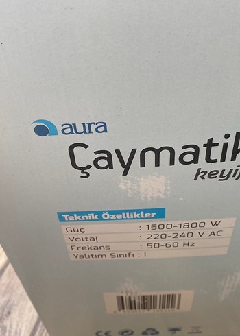 Aura Çaymatik Keyif 1800W Çay Makinesi - Görsel 3