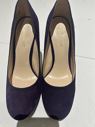 Nine west süet dolgu topuk ayakkabı